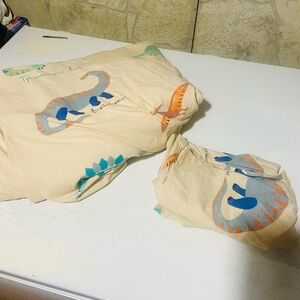 H&M Twin Kids Dinosaur Duvet Cover Set and sheet set